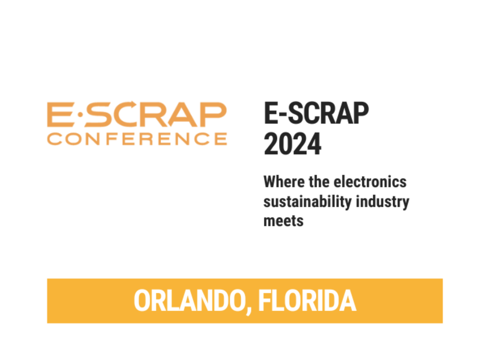 E-SCRAP 2024 ORLANDO